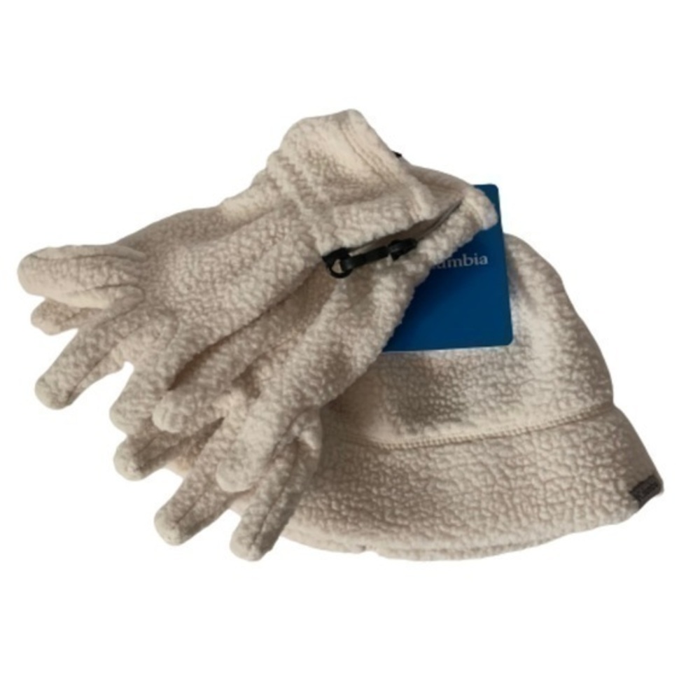 NWT. COLUMBIA Boulder Springs Hat & Glove Set